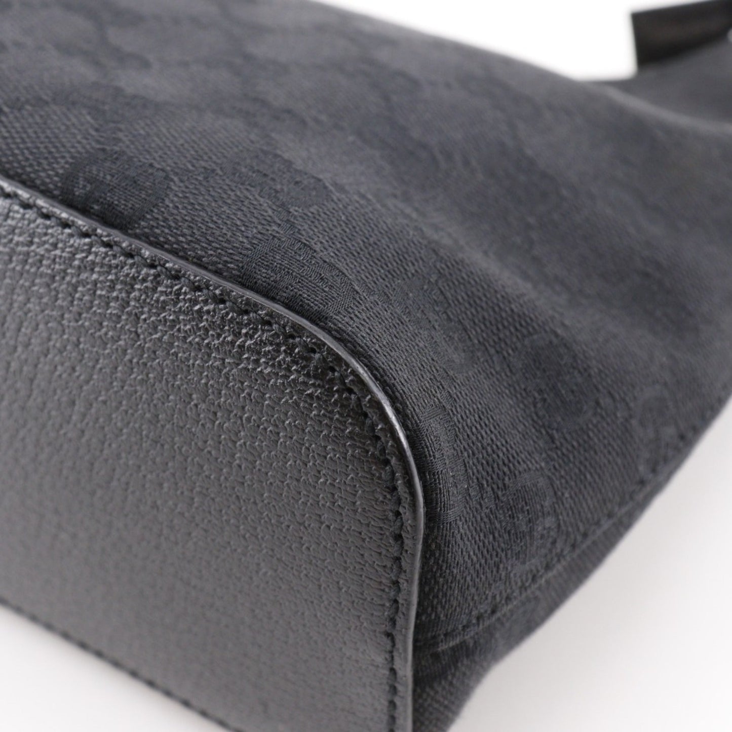 Gucci Gg Canvas Black Gg Canvas Shoulder Bag ( )