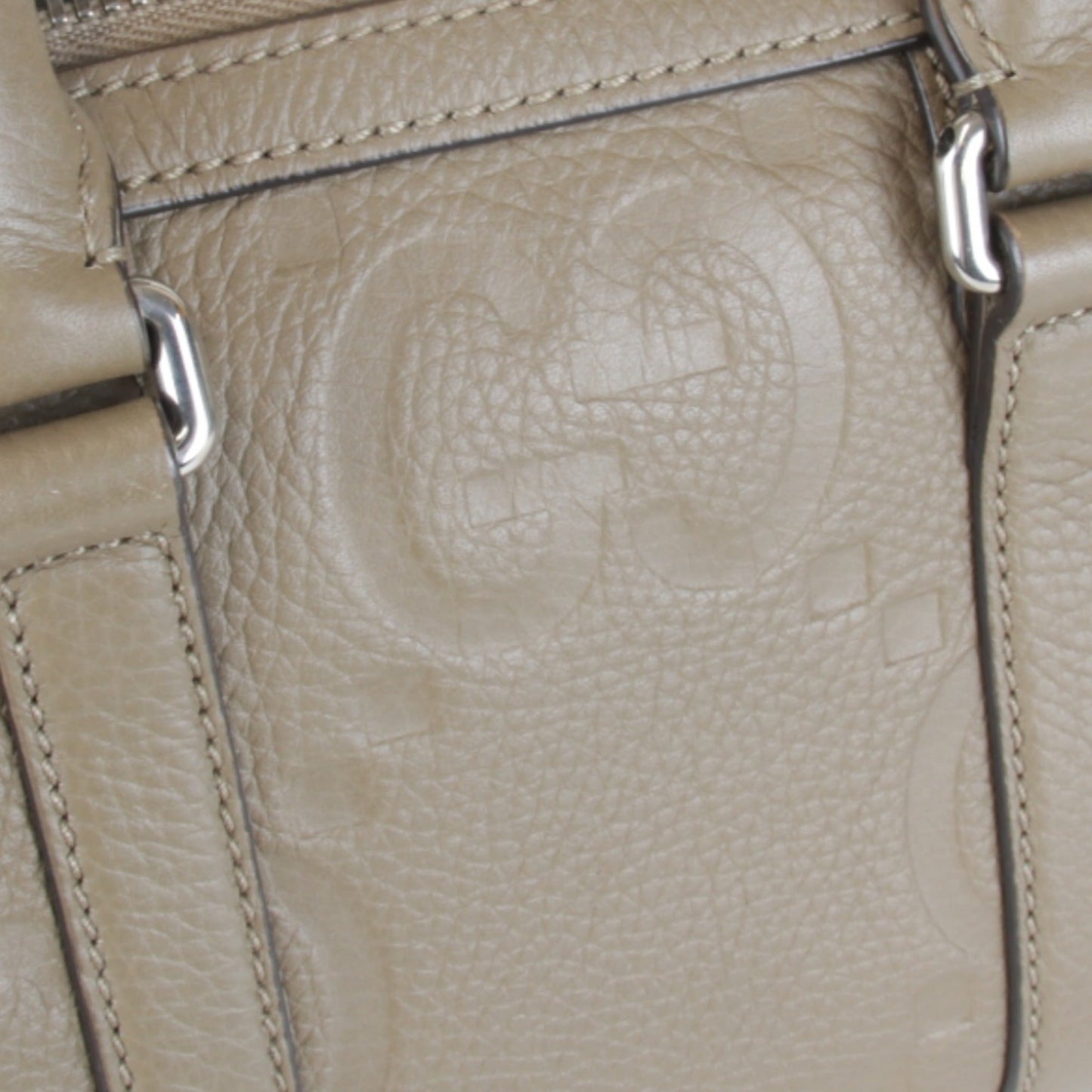 Gucci Beige Leather Handbag ( )
