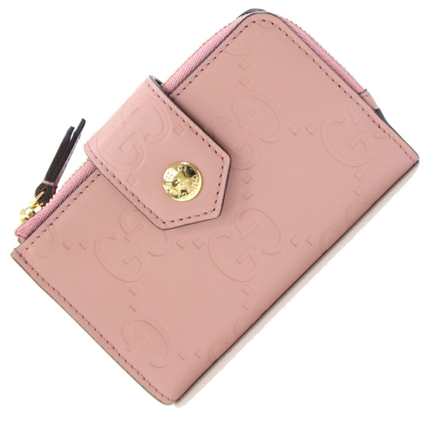 Gucci Pink Leather Wallet (Bi-Fold) ( )