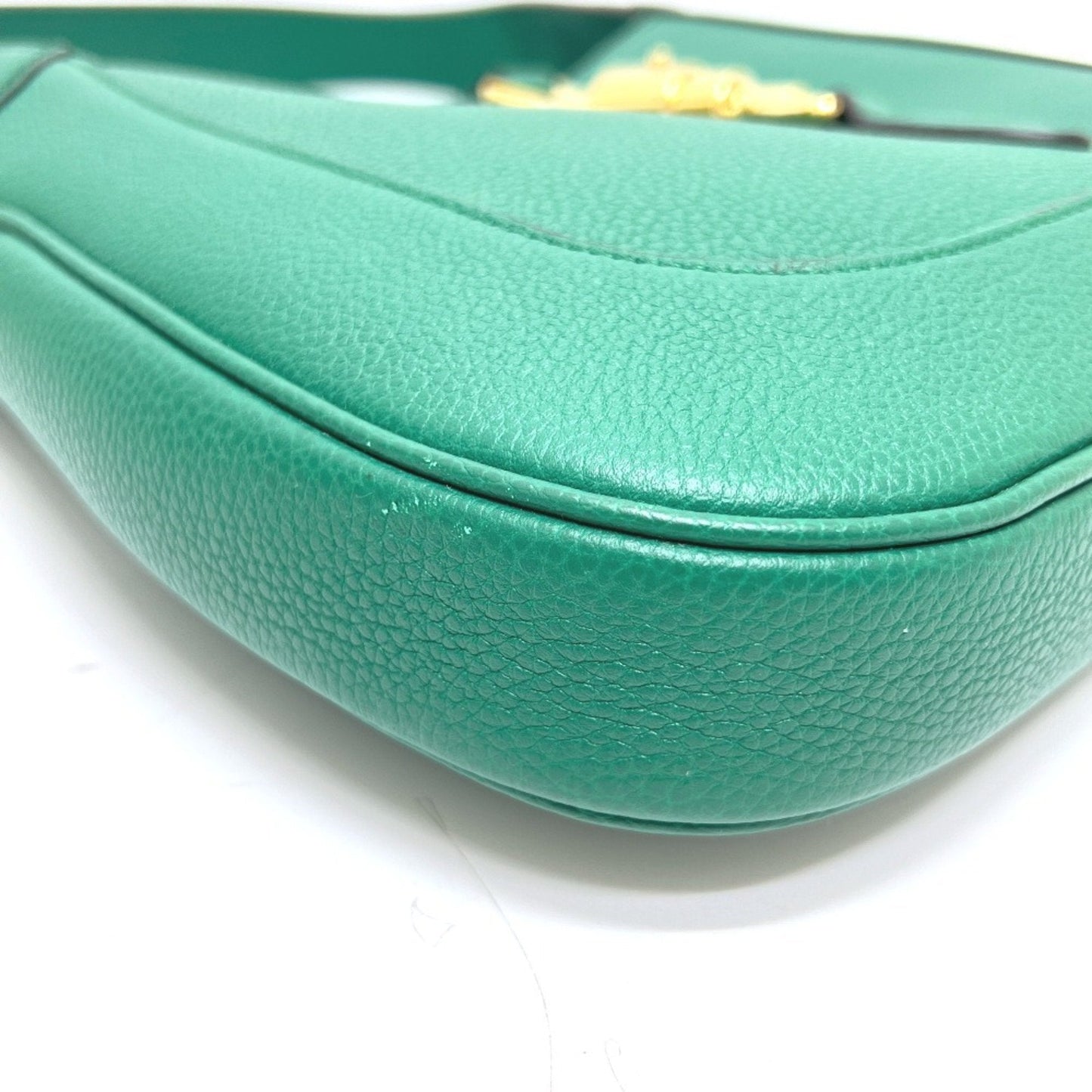 Gucci Green Leather Shoulder Bag ( )
