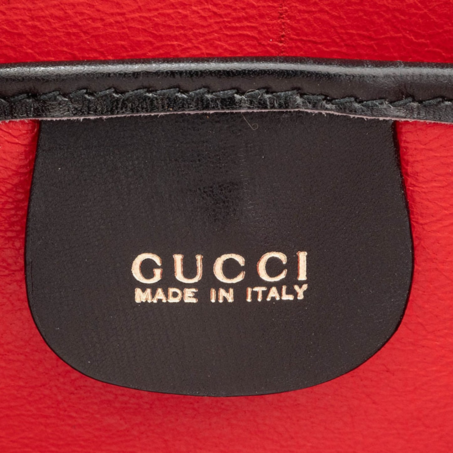 Gucci Black Leather Handbag ( )