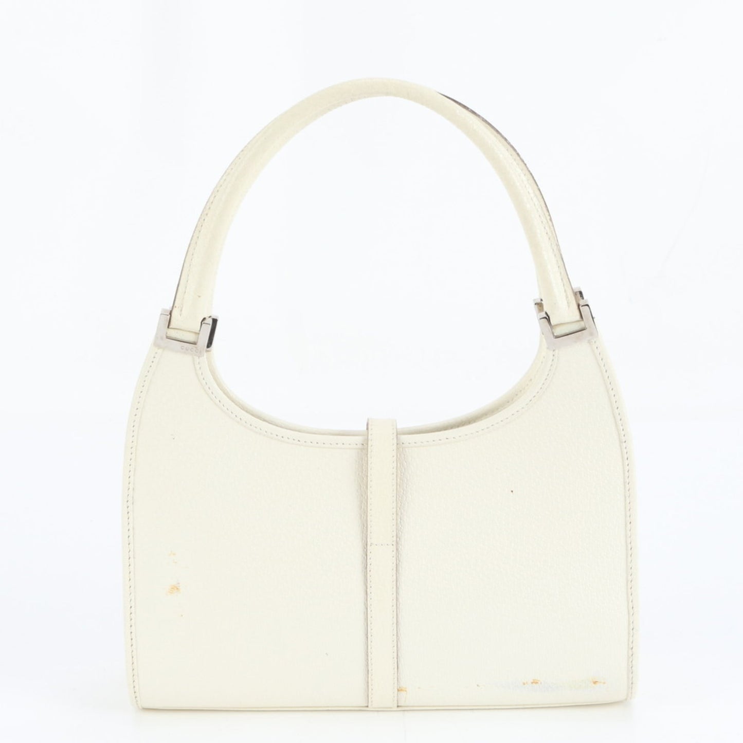 Gucci Ivory Leather Tote Bag ( )