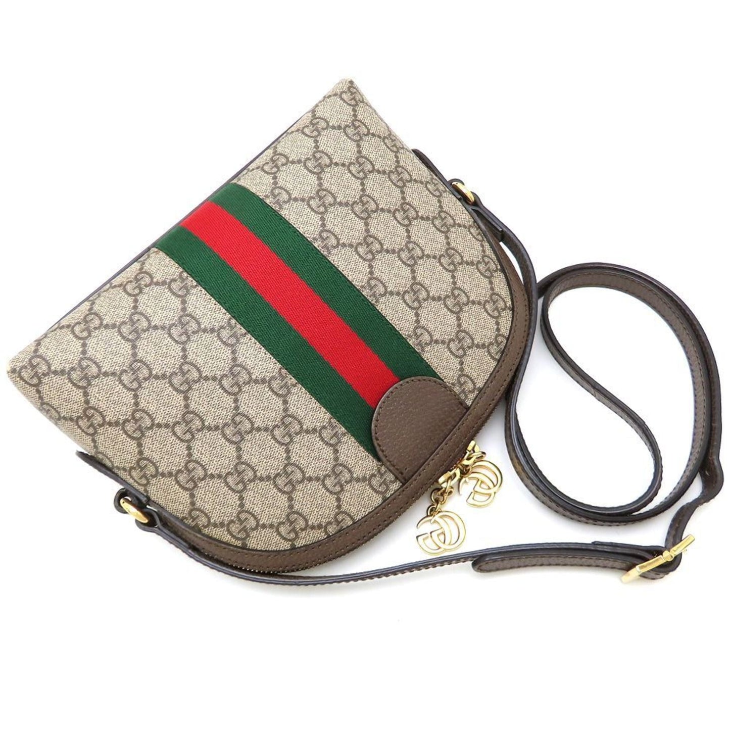 Gucci Beige Gg Supreme Leather Shoulder Bag ( )