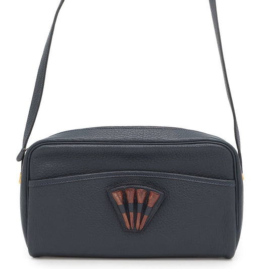 Hermes Kara Navy Fjord Leather Shoulder Bag ( )