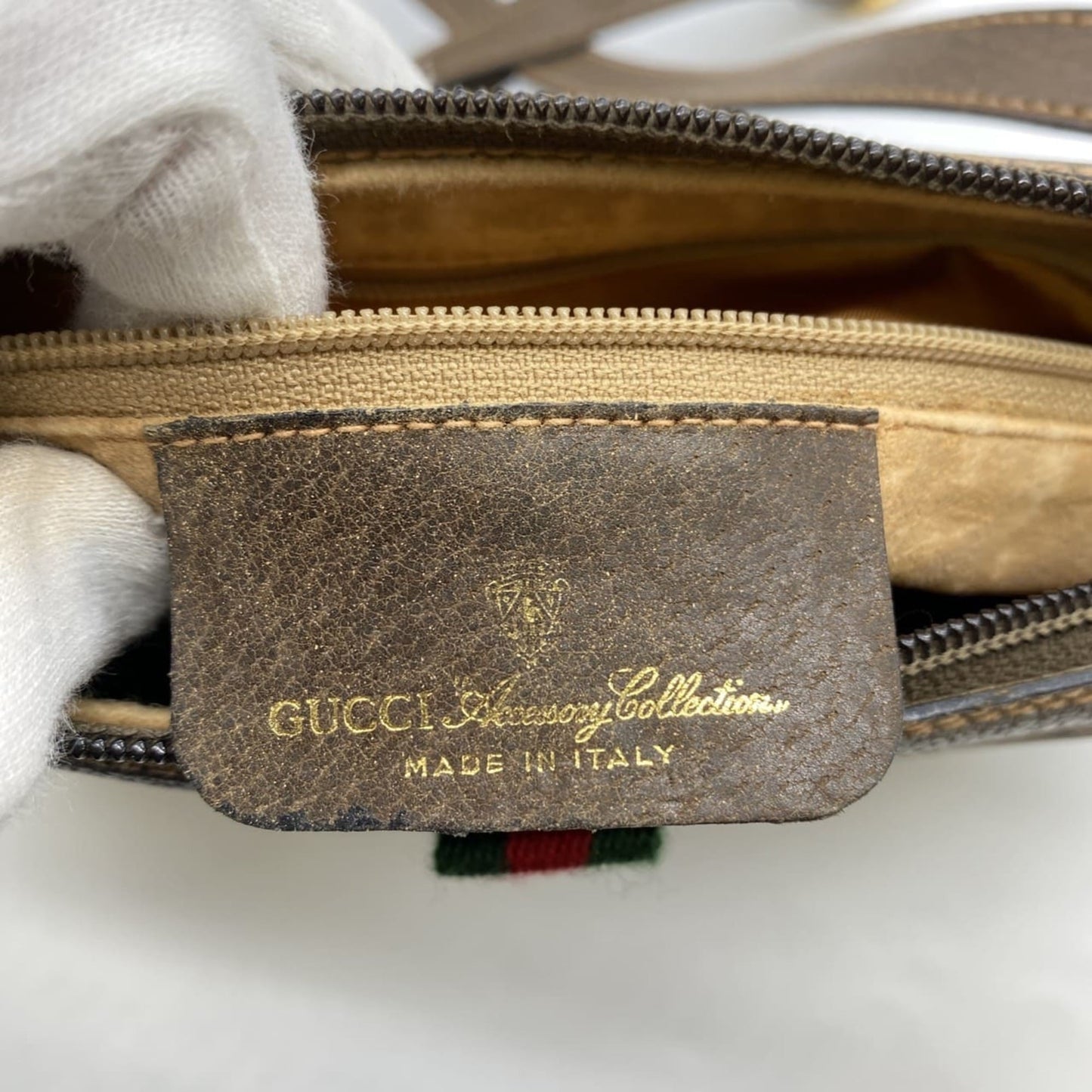 Gucci Sherry Line Beige Gg Supreme Shoulder Bag ( )