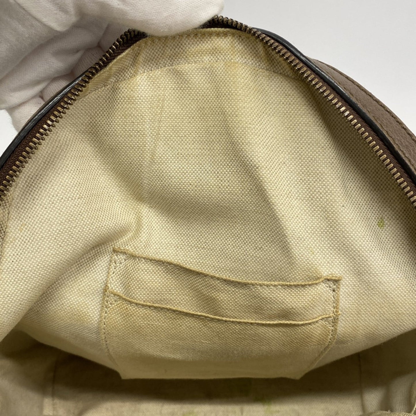 Gucci Brown Pvc Leather Backpack ( )
