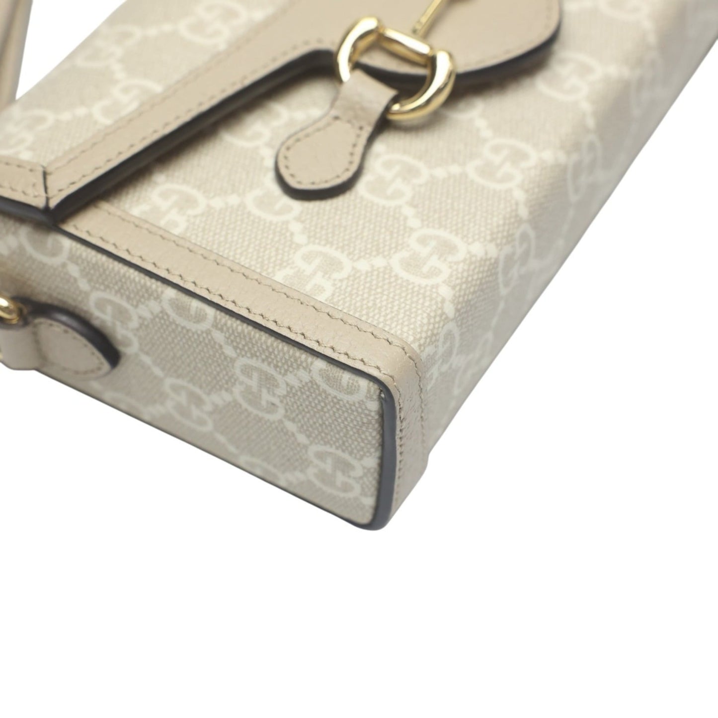Gucci Beige Pvc Shoulder Bag ( )