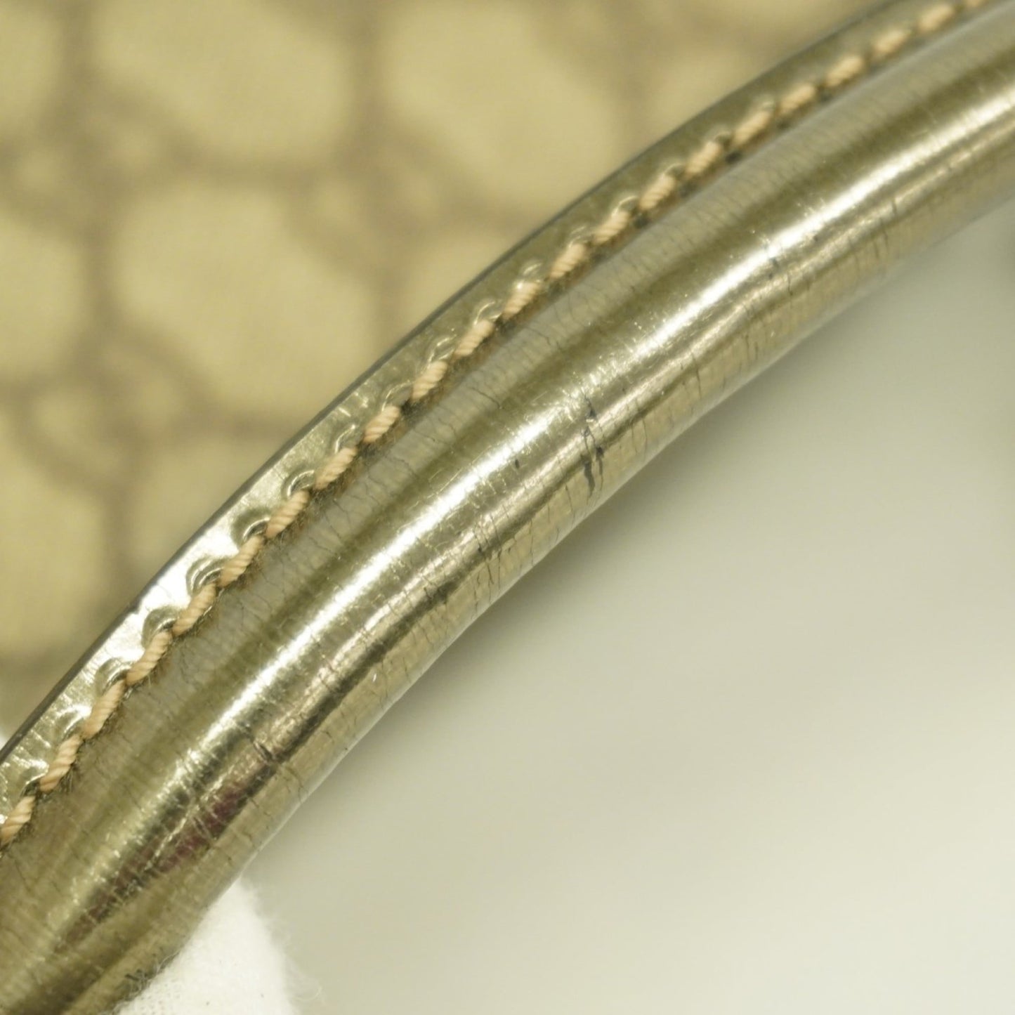 Gucci Beige Brown Pvc Handbag ( )
