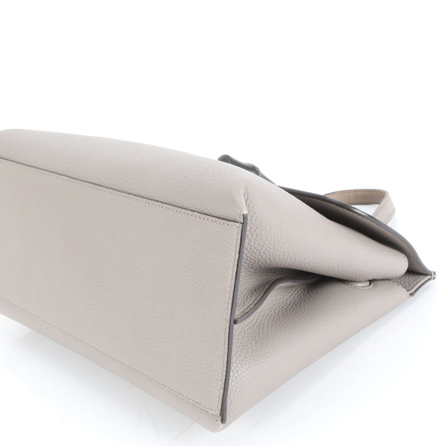 Gucci Gray Leather Handbag ( )
