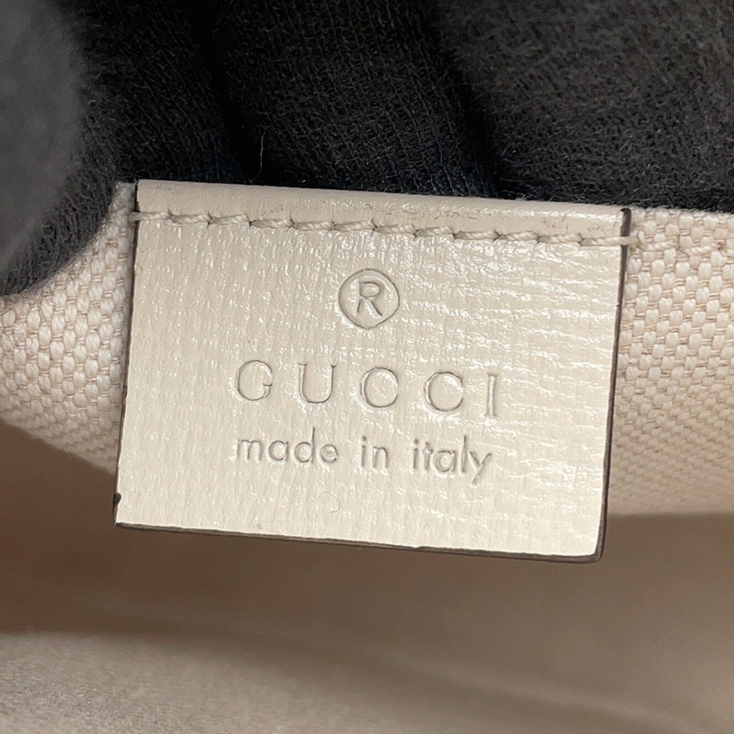 Gucci Horsebit Beige Ivory Gg Supreme Leather Handbag Shoulder Bag ( )
