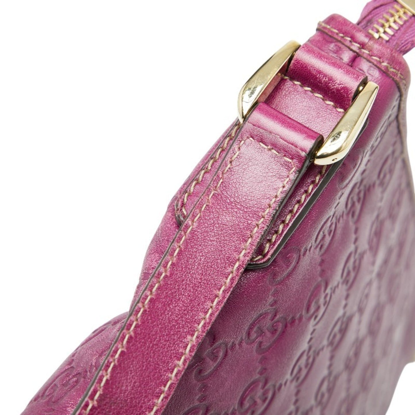 Gucci Purple Leather Shoulder Bag ( )
