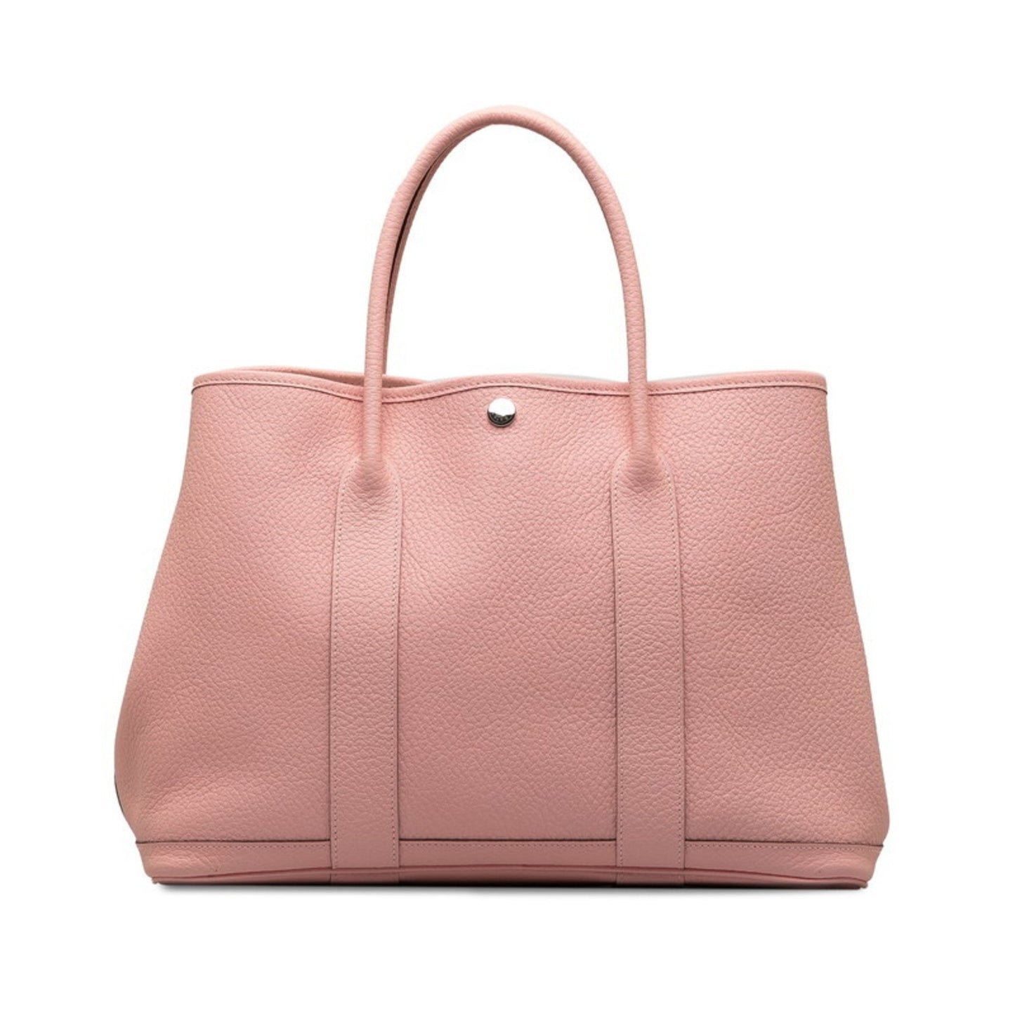 Hermes Garden Pink Vache Leather Handbag ( )