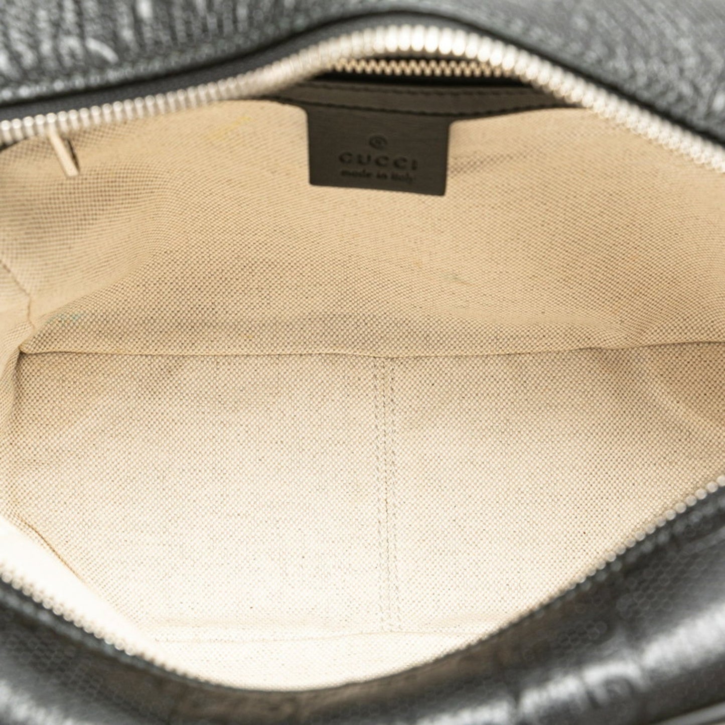 Gucci Black Leather Shoulder Bag ( )