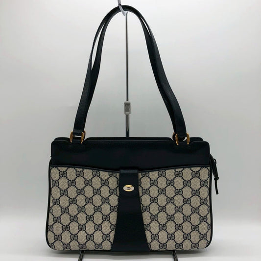 Gucci Navy Gg Supreme Handbag Shoulder Bag ( )