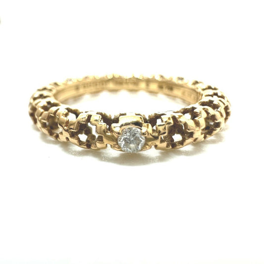 Gucci Gold Pink Gold (18K) Band Ring ( )