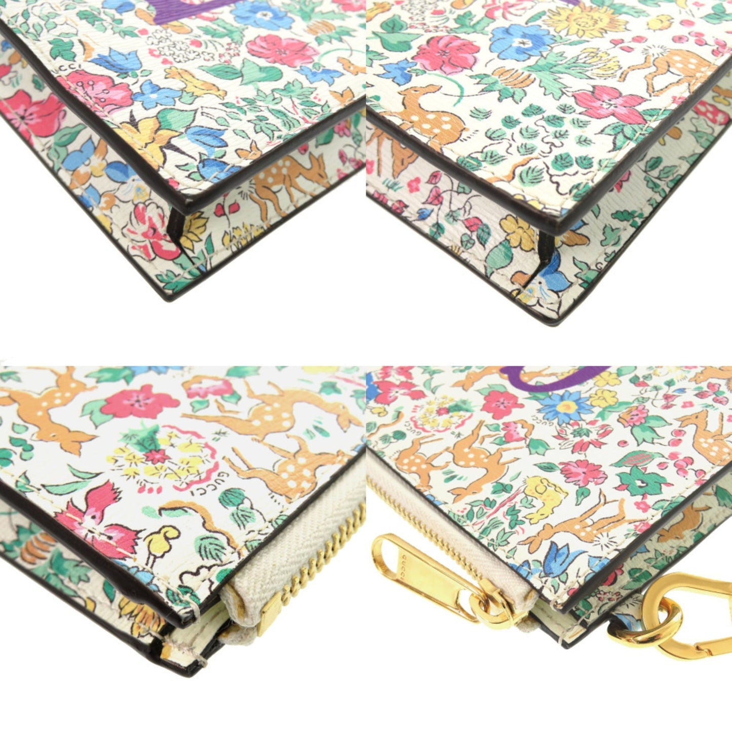 Gucci Light Blue White Leather Clutch Bag ( )
