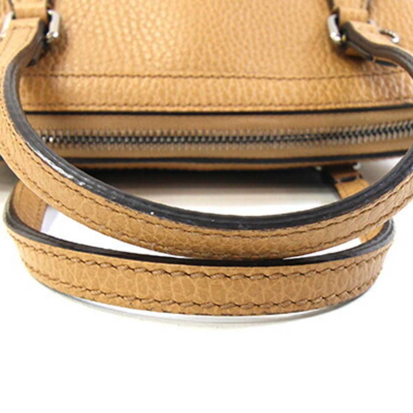 Gucci Light Brown Ochre Leather Handbag Shoulder Bag ( )