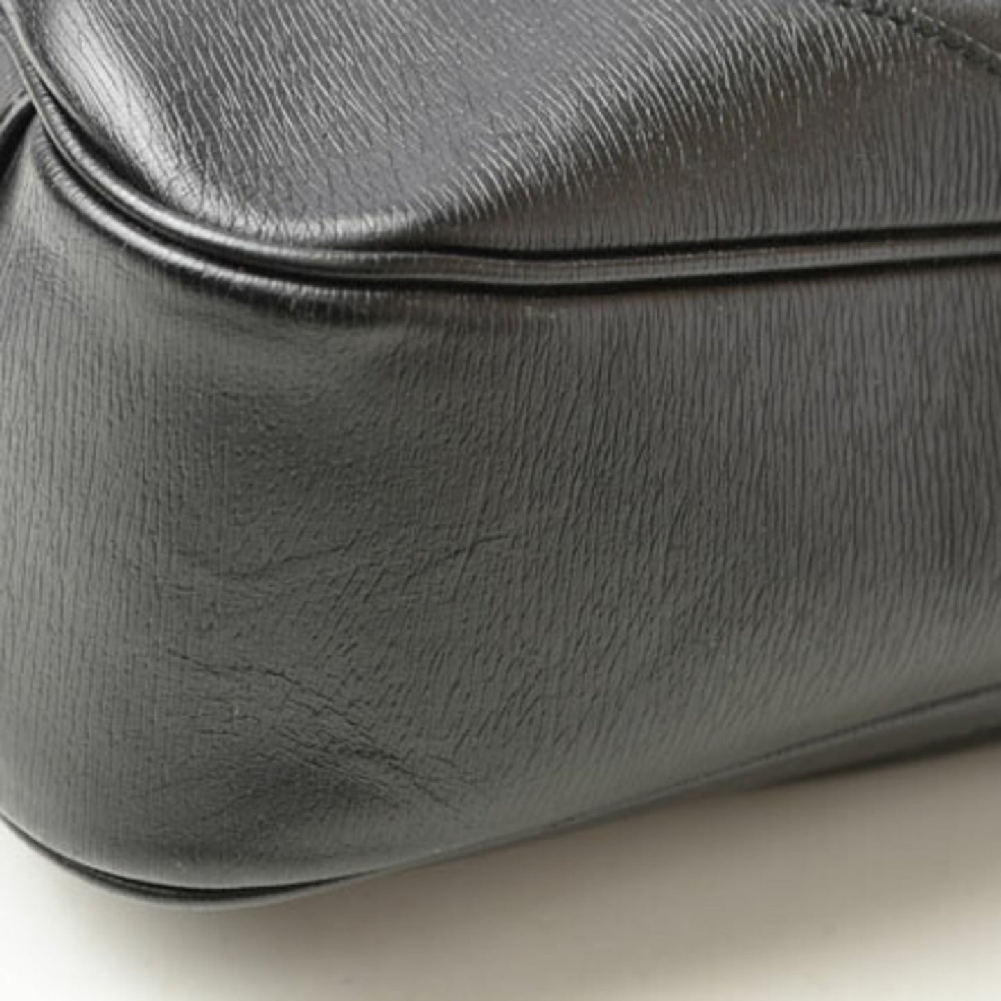 Gucci Black Leather Handbag Shoulder Bag ( )