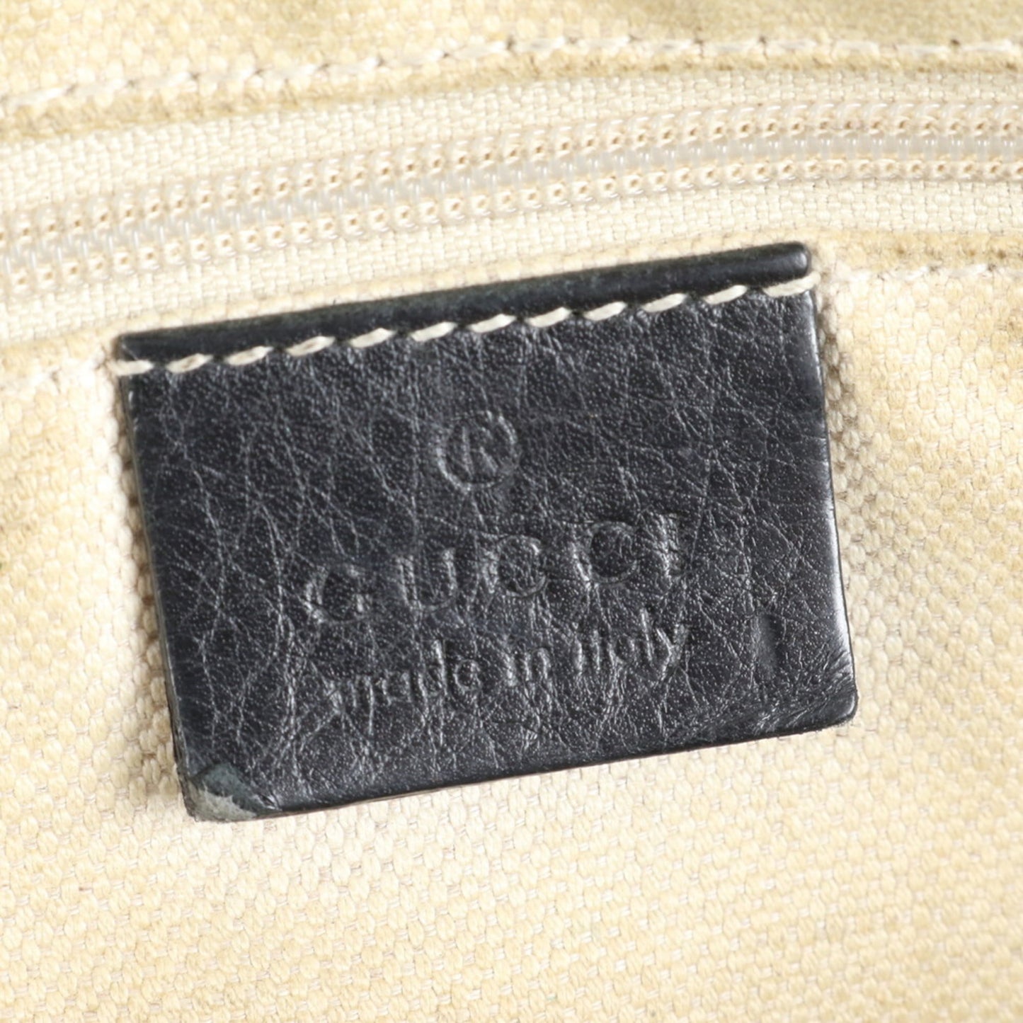 Gucci Black Leather Shoulder Bag ( )