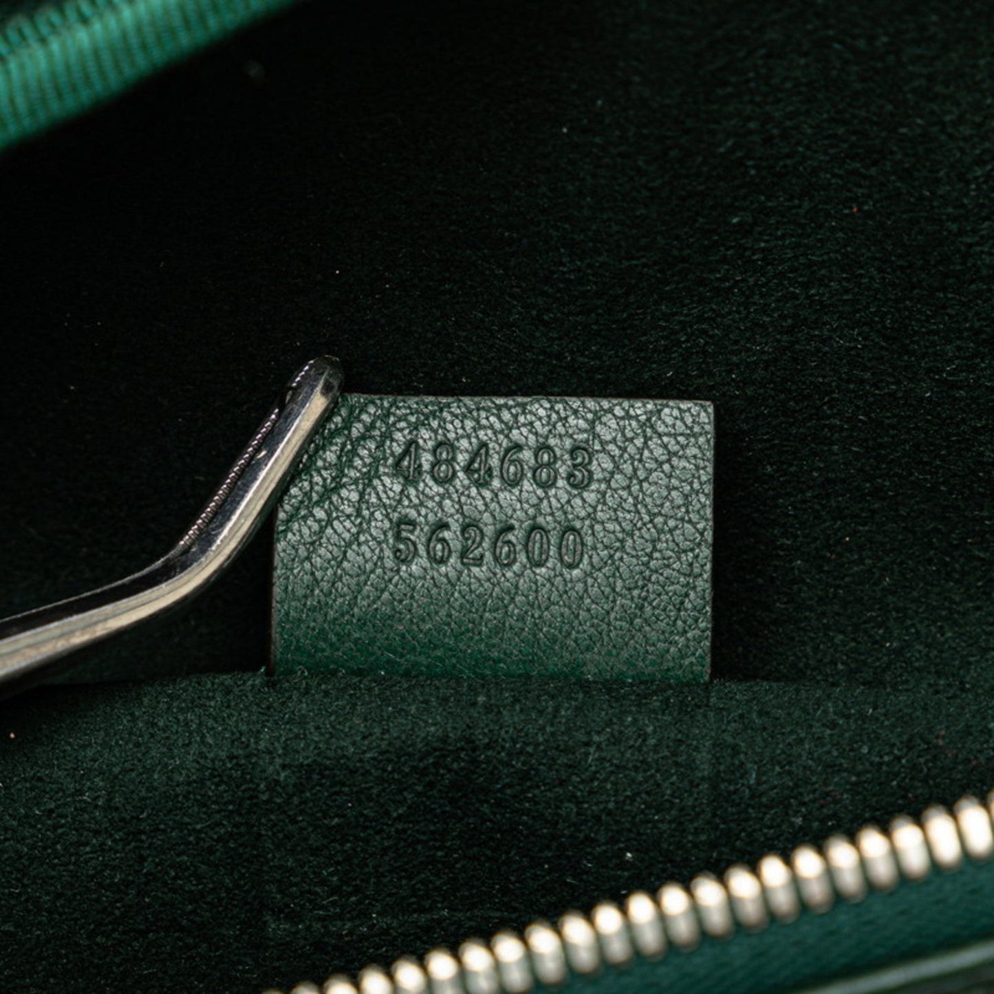 Gucci Moss Green Multi-Color Leather Sling Bag ( )