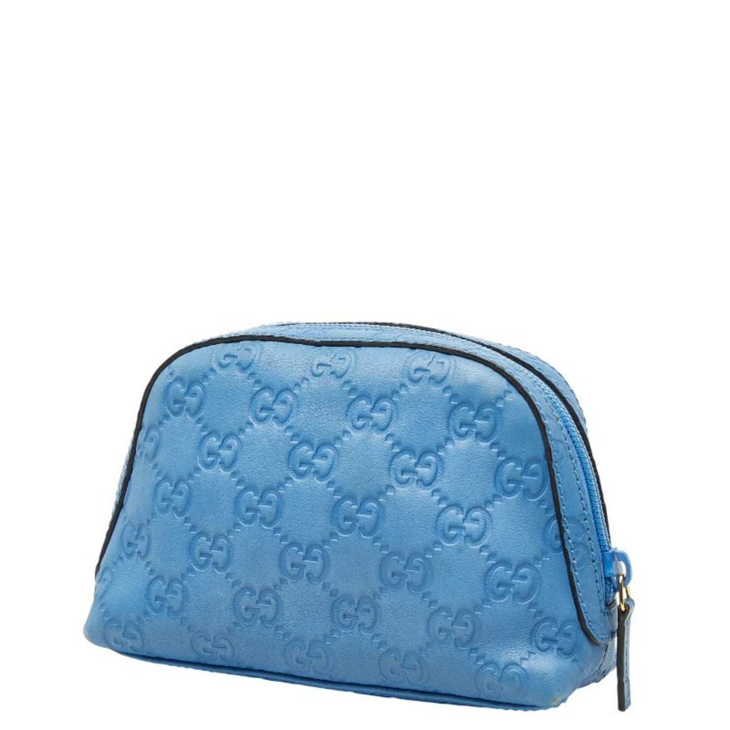 Gucci Blue Leather Pouch ( )