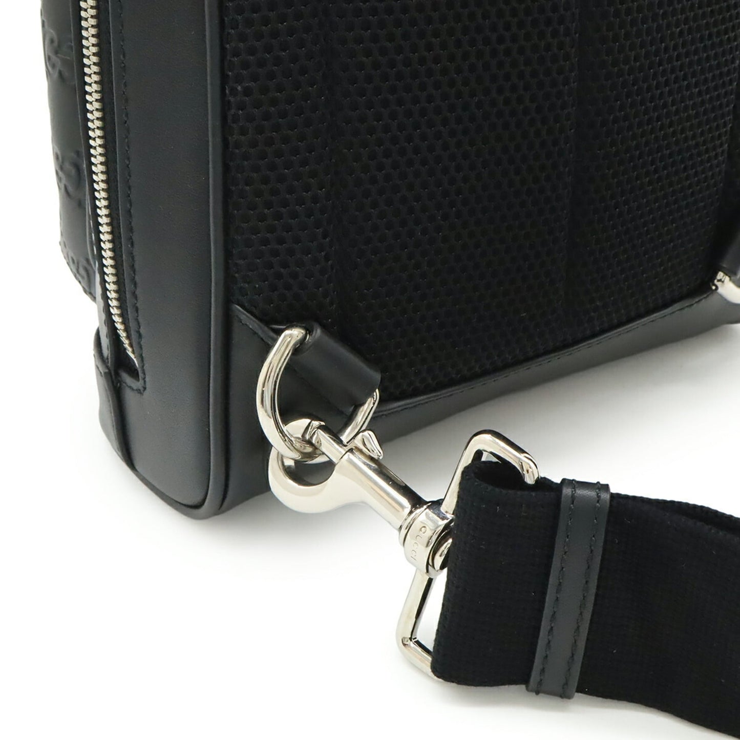 Gucci Black Leather Shoulder Bag ( )