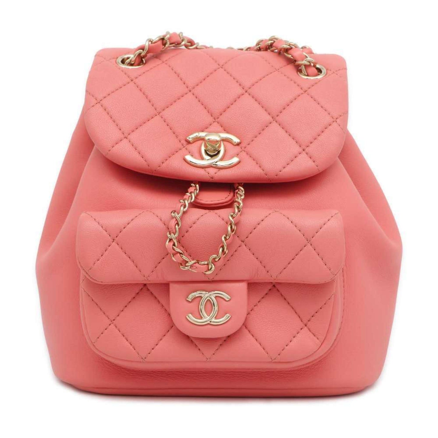 Chanel Backpack Matelasse Coco Mark Leather AS2908 CHANEL Bag