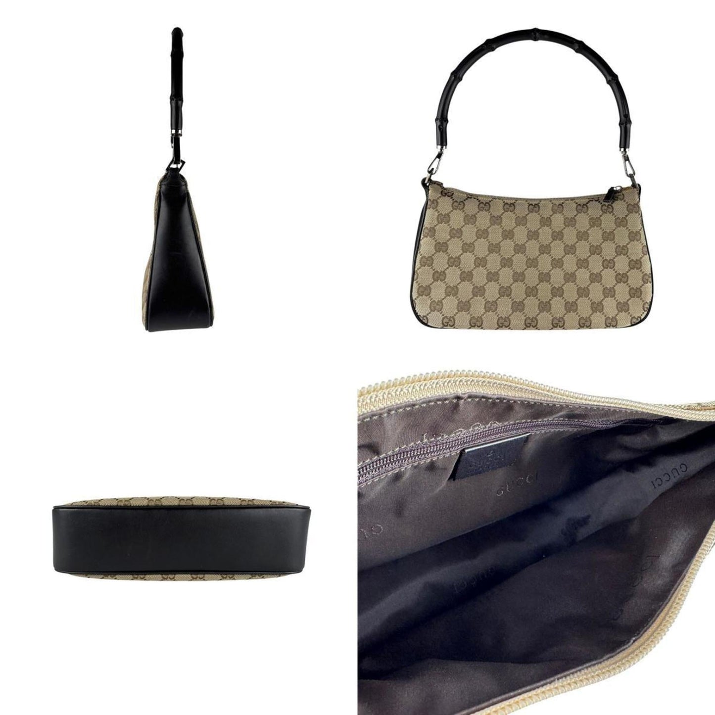 Gucci Brown Gg Canvas Handbag ( )