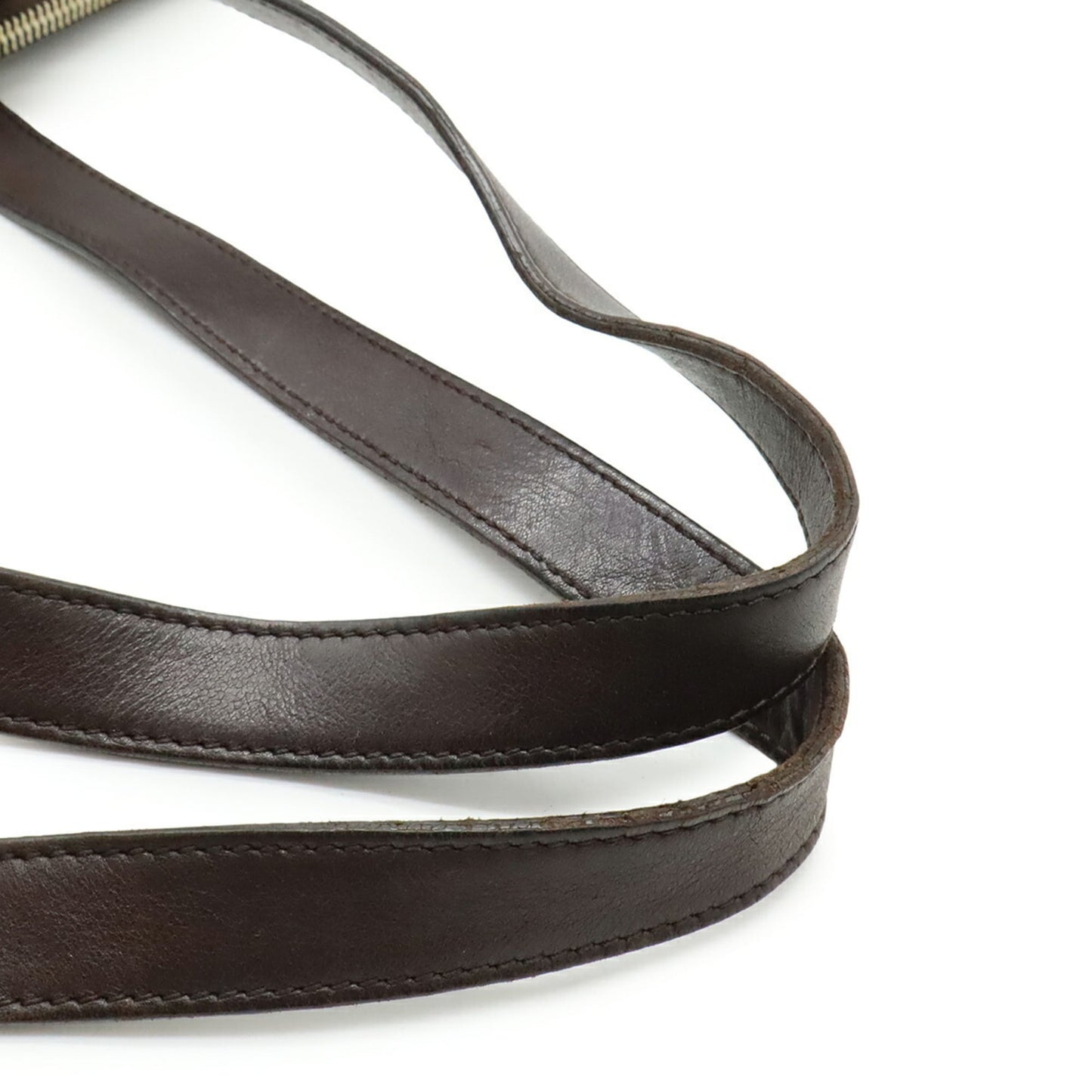Gucci Brown Dark Brown Gg Leather Leather Shoulder Bag Tote Bag ( )