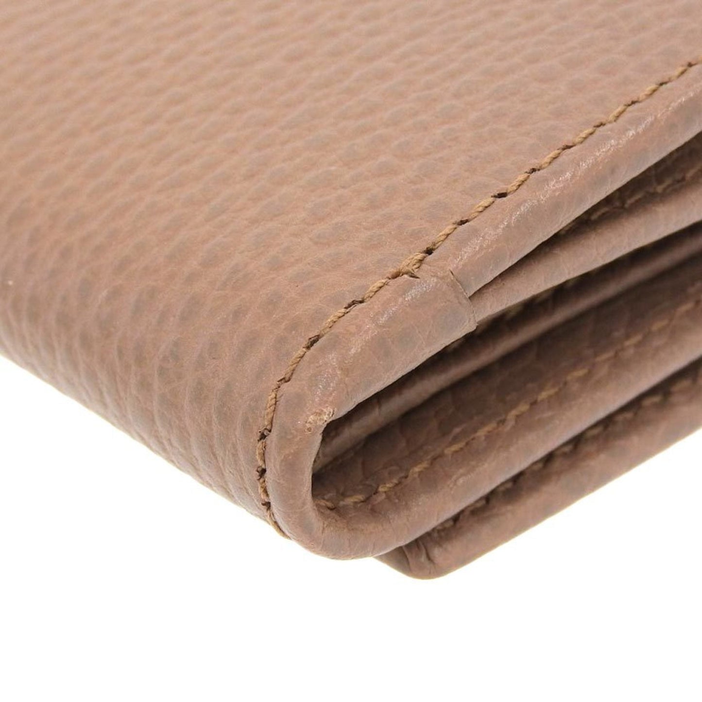 Gucci Beige Leather Coin Purse/Coin Case ( )