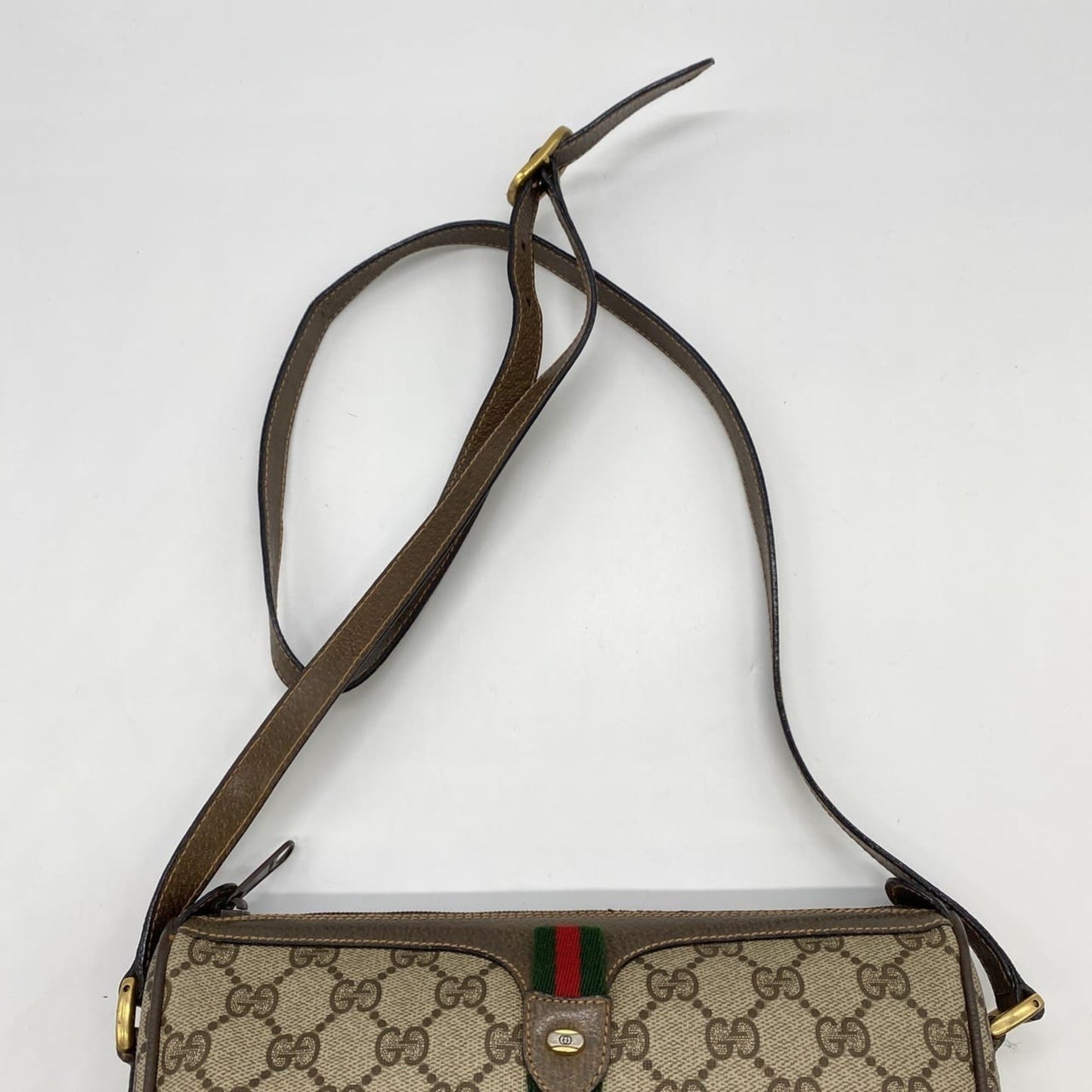 Gucci Sherry Line Beige Gg Supreme Shoulder Bag ( )