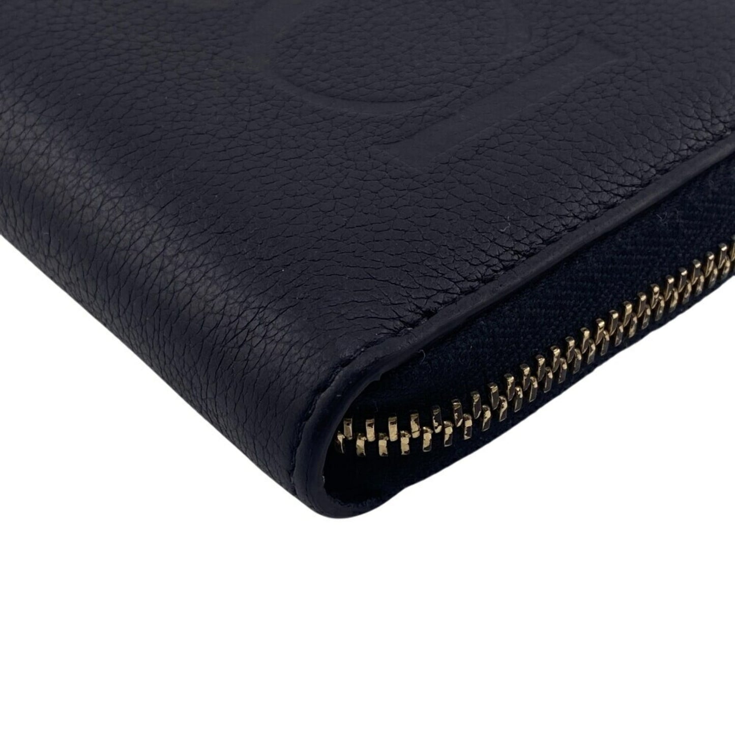 Gucci Black Leather Long Wallet (Bi-Fold) ( )