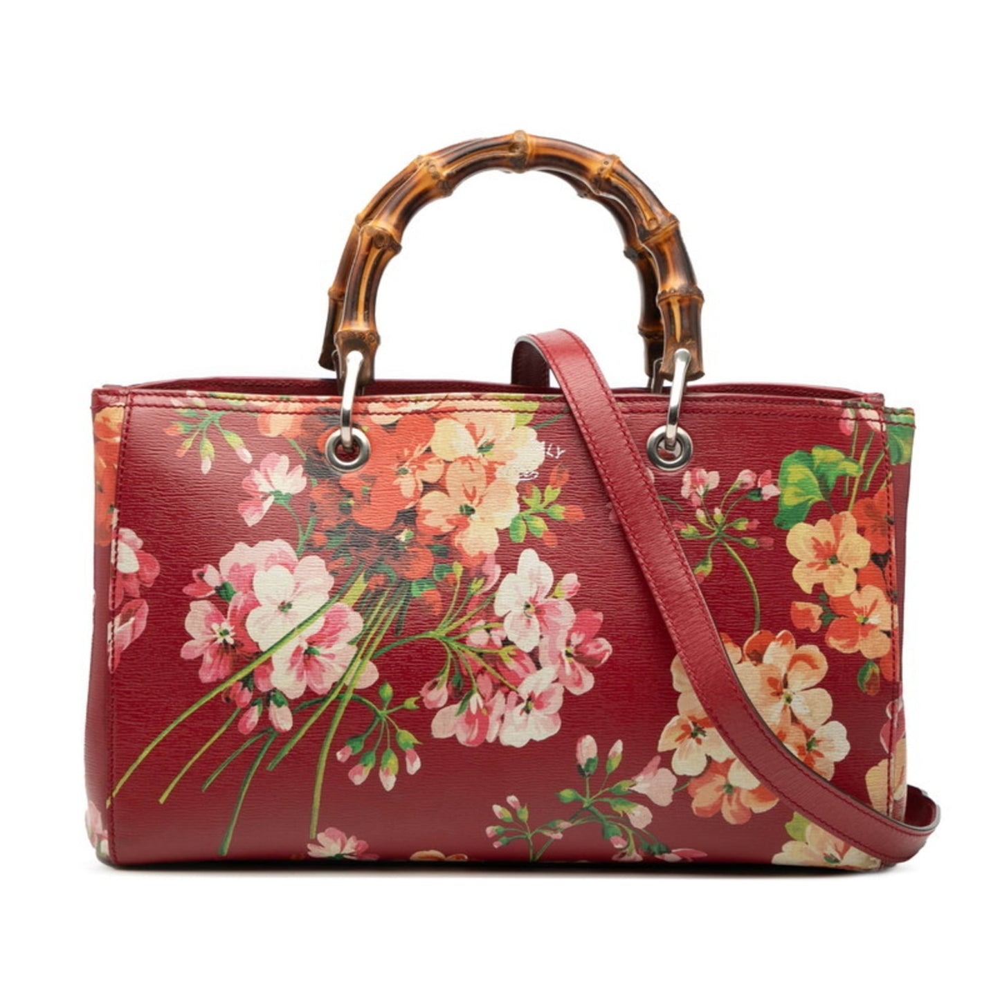Gucci Multi-Color Red Color Leather Handbag Shoulder Bag ( )