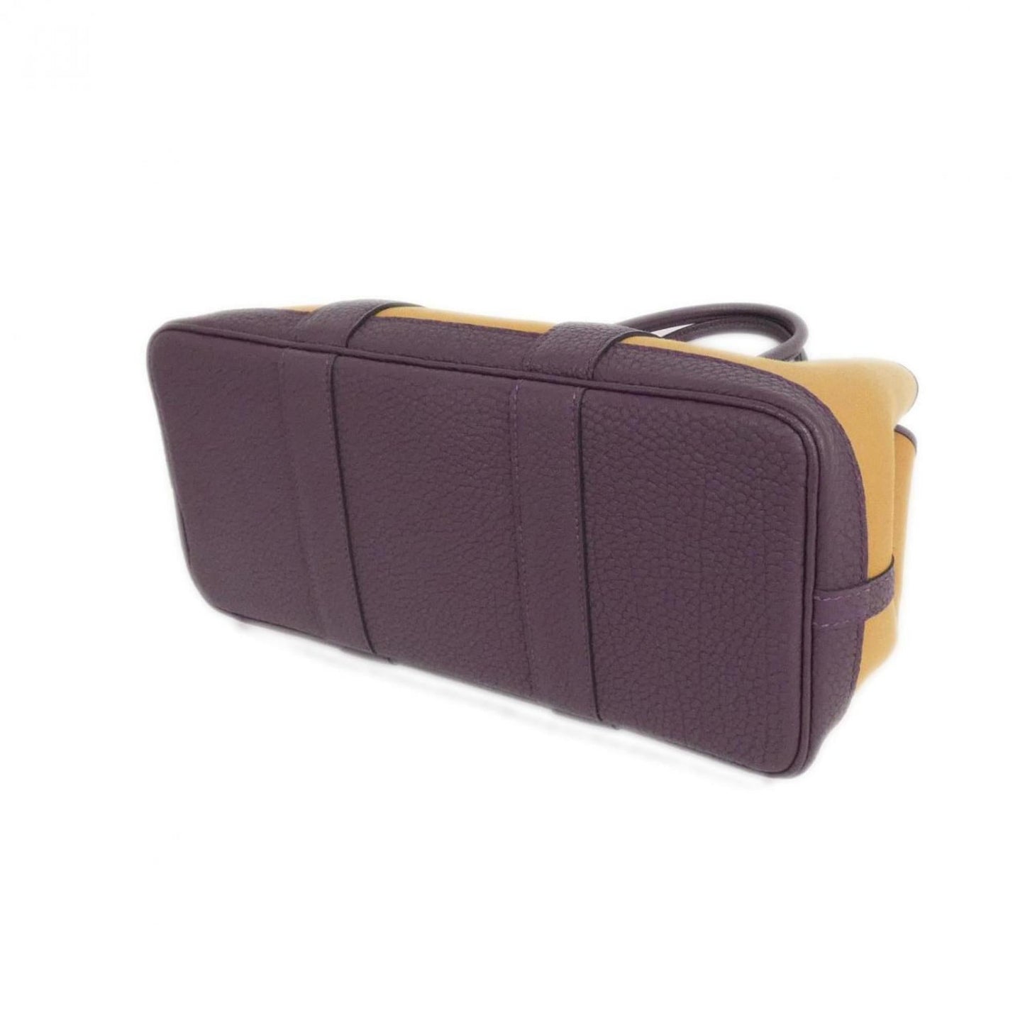 Hermes Cassis Toile Officier Negonda Leather Handbag ( )