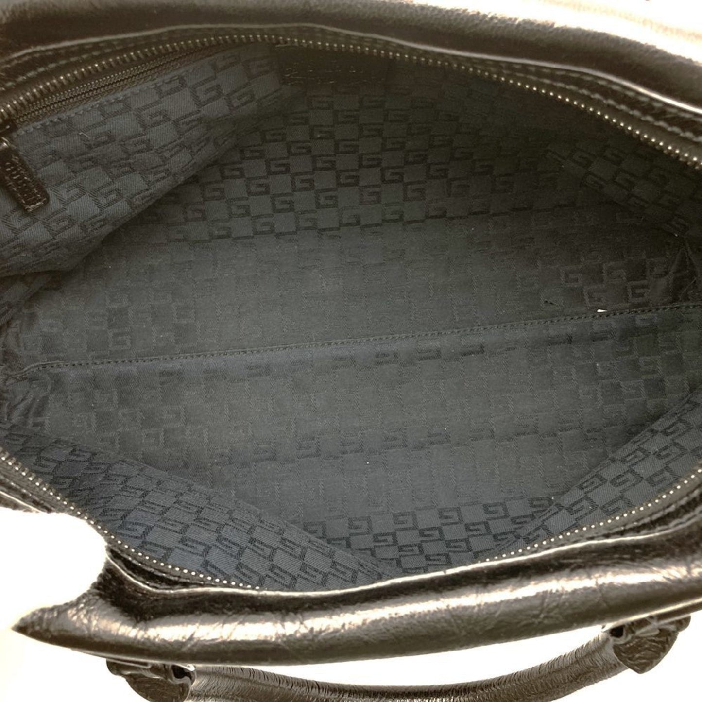 Gucci Black Leather Handbag ( )