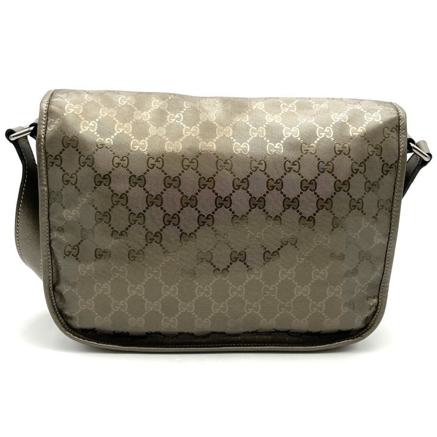 Gucci Gg ImprimÃ© Brown Metallic Gg ImprimÃ© Shoulder Bag ( )