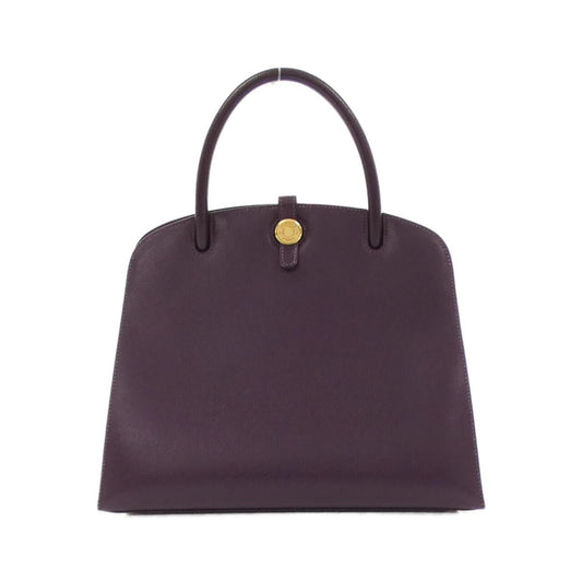 Hermes Purple Raisin Lisse Leather Handbag ( )