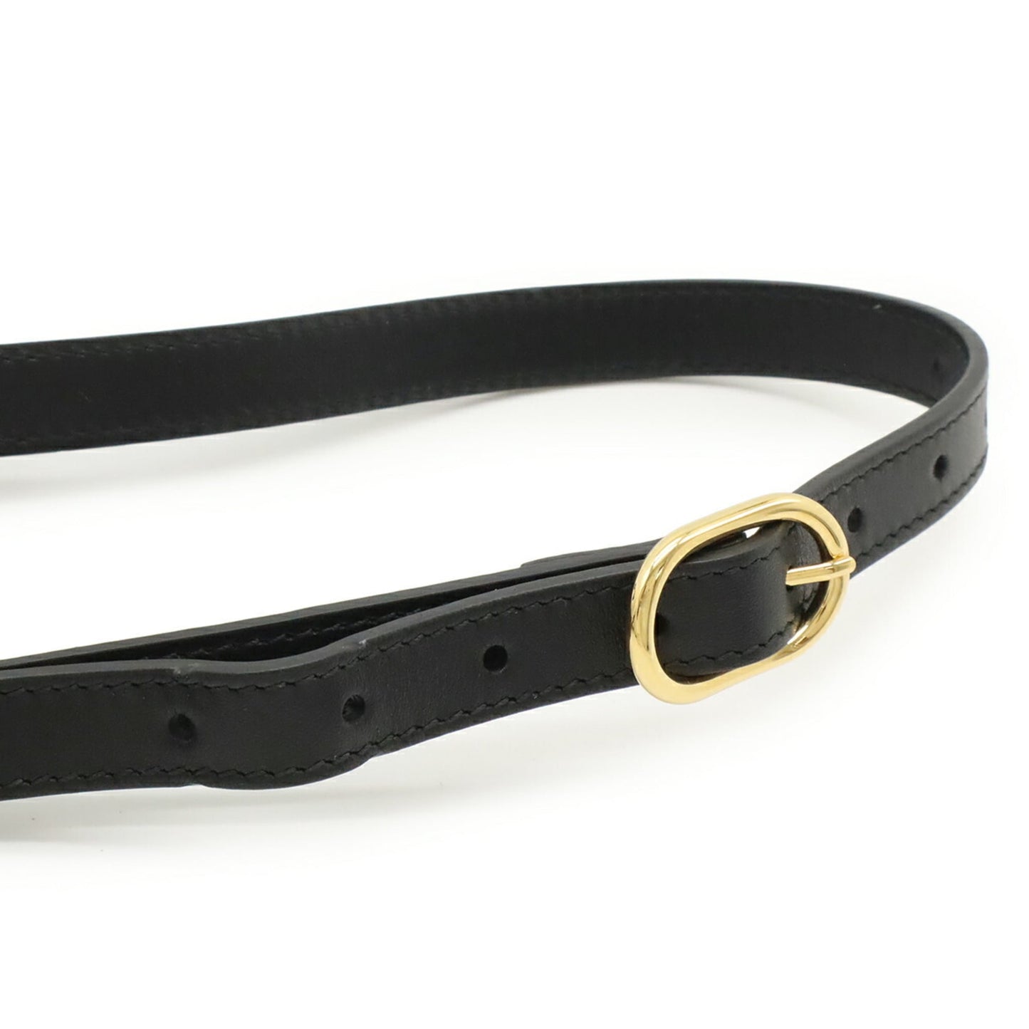 Gucci Gg Marmont Black Leather Pochette Shoulder Bag ( )