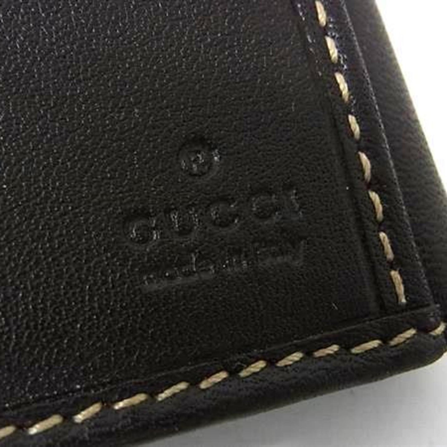 Gucci Brown Canvas Leather Long Wallet (Bi-Fold) ( )