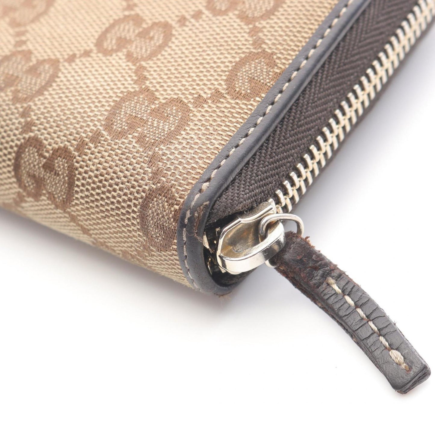 Gucci Beige Multi-Color Canvas Leather Long Wallet (Bi-Fold) ( )