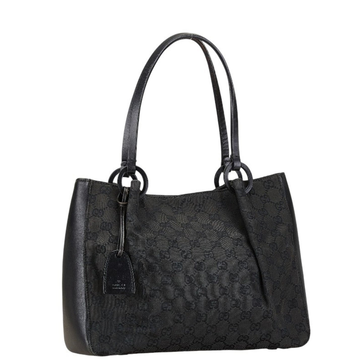 Gucci Leather Canvas Tote