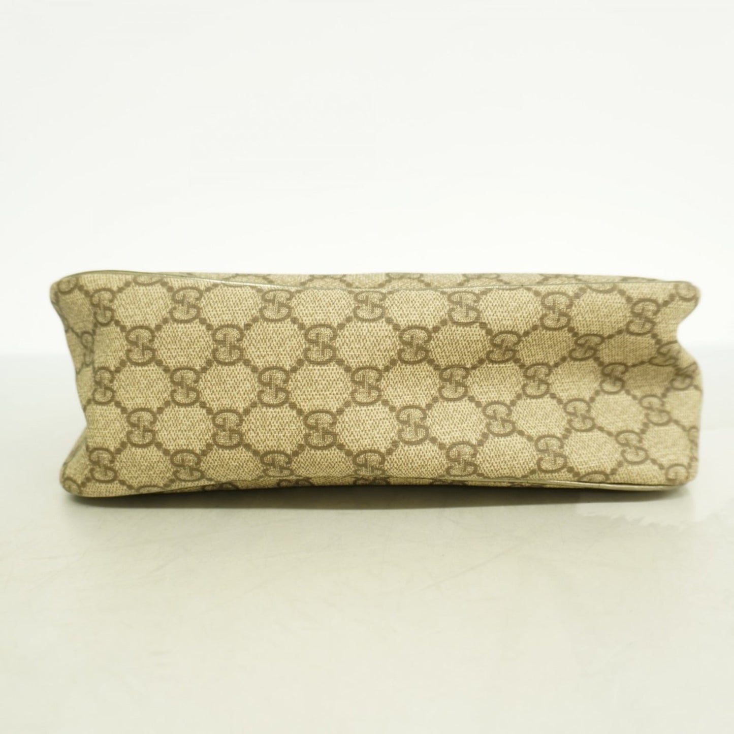 Gucci Beige Brown Pvc Handbag ( )