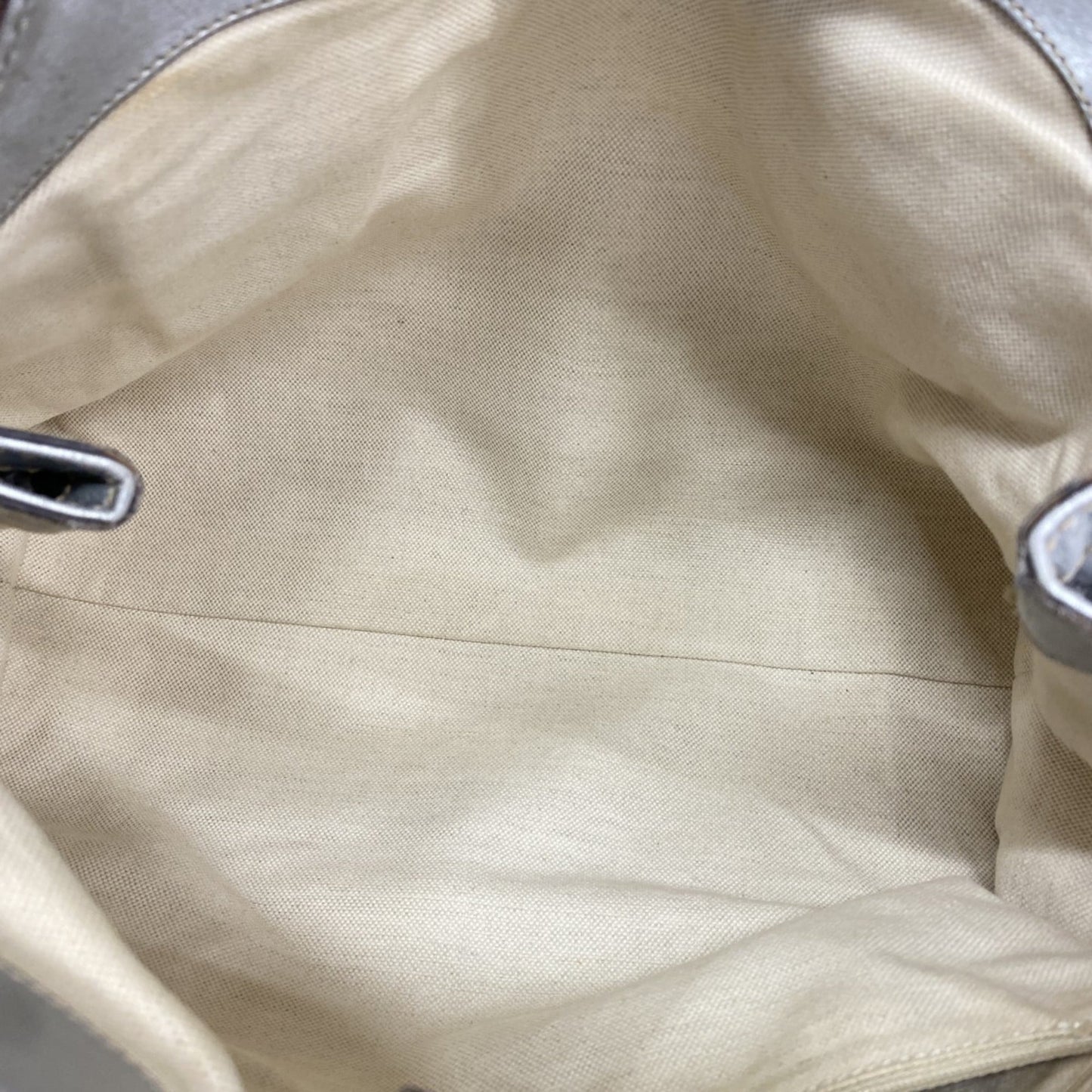 Gucci Silver Leather Handbag ( )