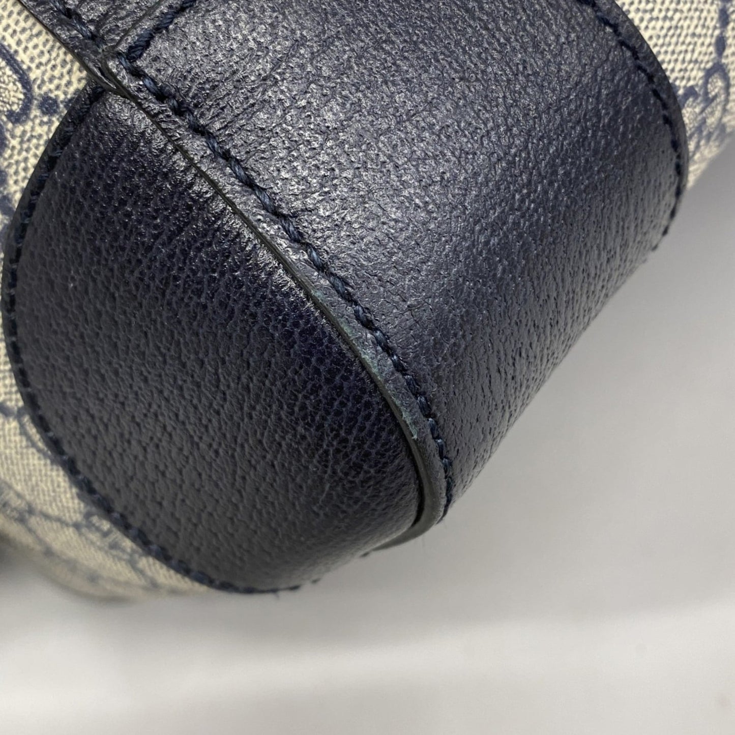 Gucci Navy Pvc Boston Bag ( )