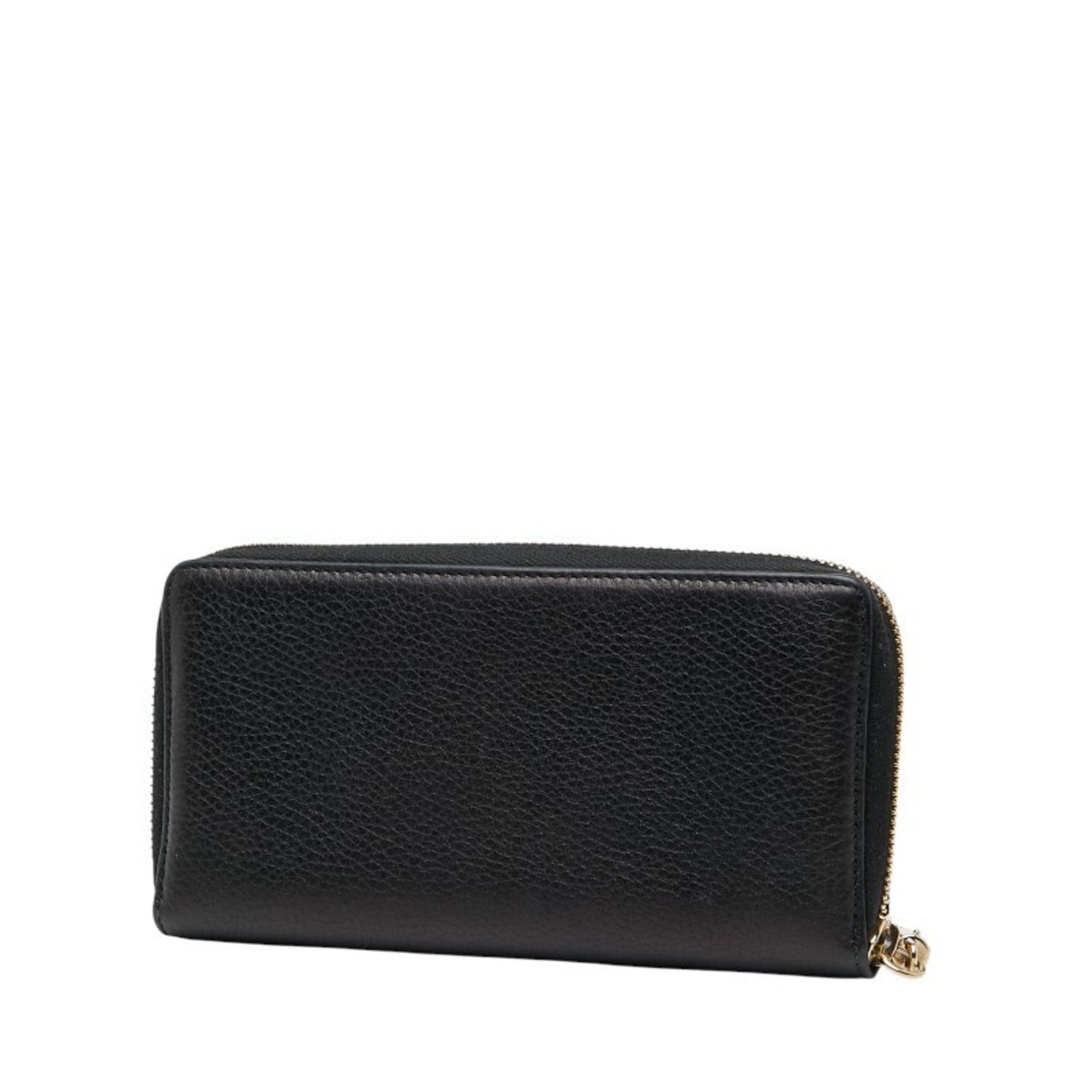 Gucci Navy Leather Long Wallet (Bi-Fold) ( )