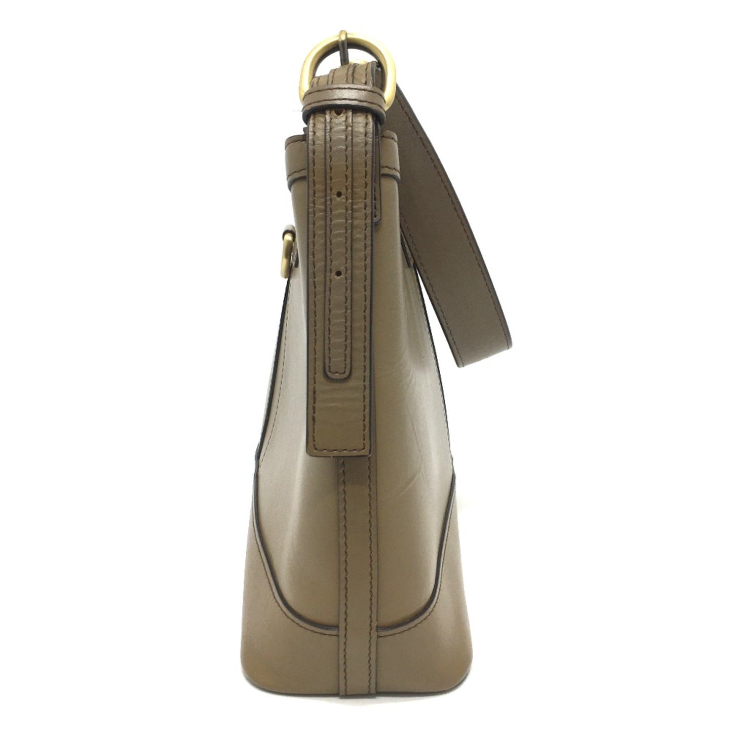 Burberry Brown Leather Shoulder Bag ( )