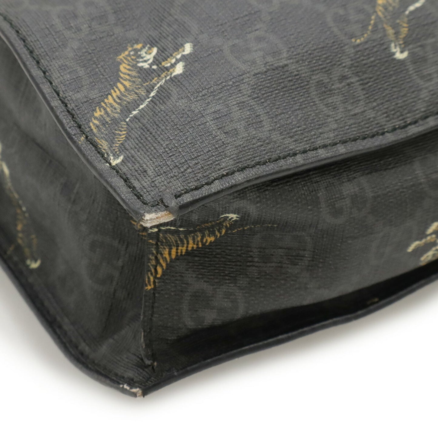 Gucci Black Dark Gray Gg Supreme Shoulder Bag Tote Bag ( )