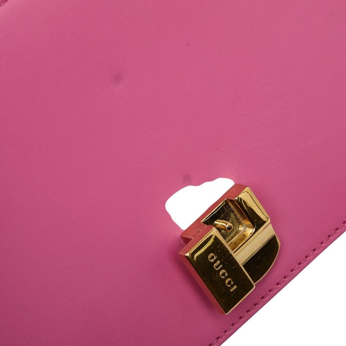 Gucci Pink Leather Shoulder Bag ( )