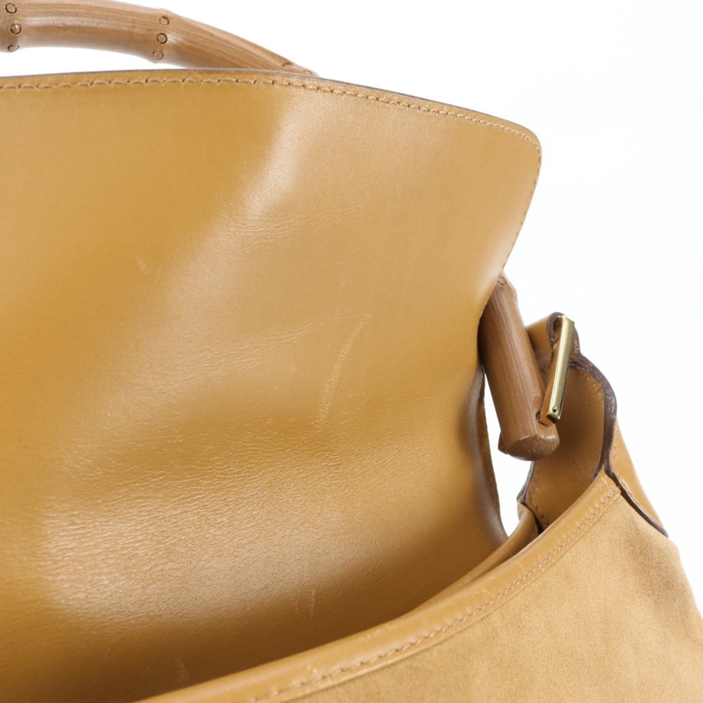 Gucci Brown Leather Shoulder Bag ( )