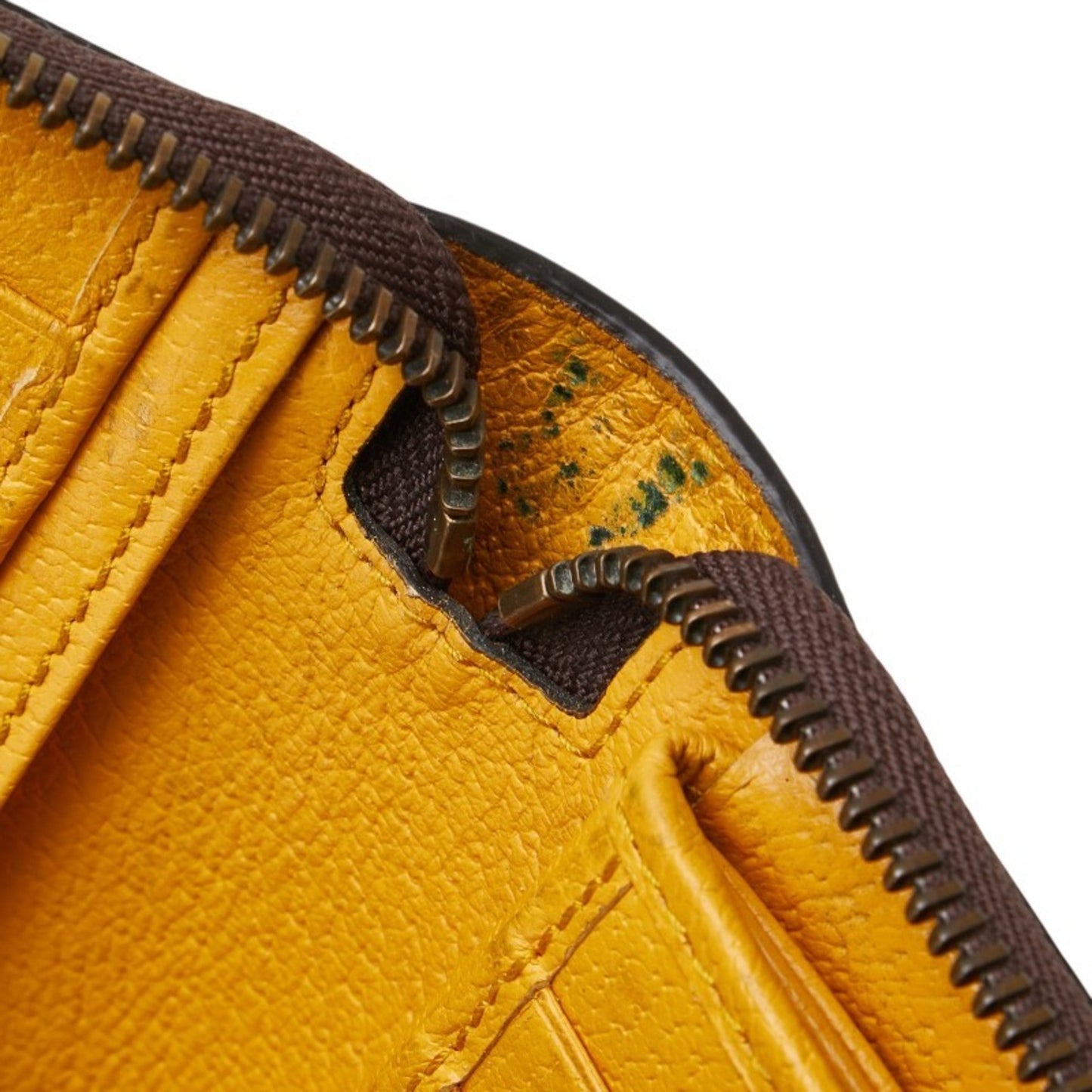 Gucci Beige Brown Pvc Leather Long Wallet (Bi-Fold) ( )